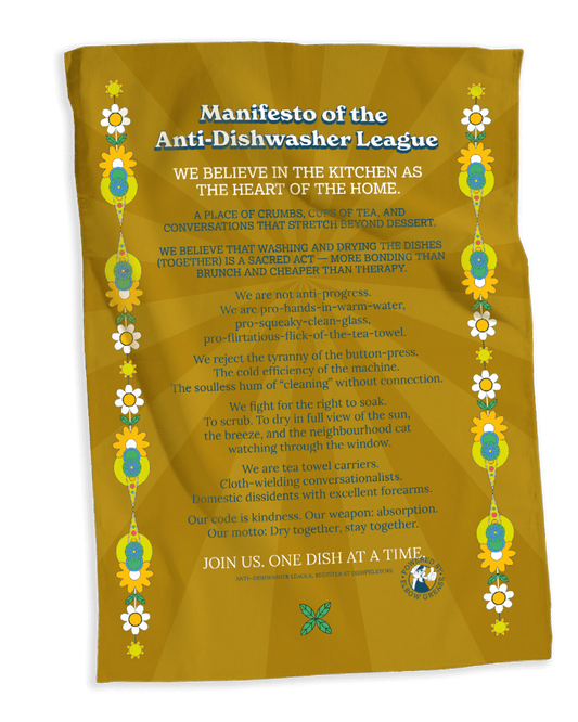 Anti-Dishwasher League (Mustard) - Dish Pig