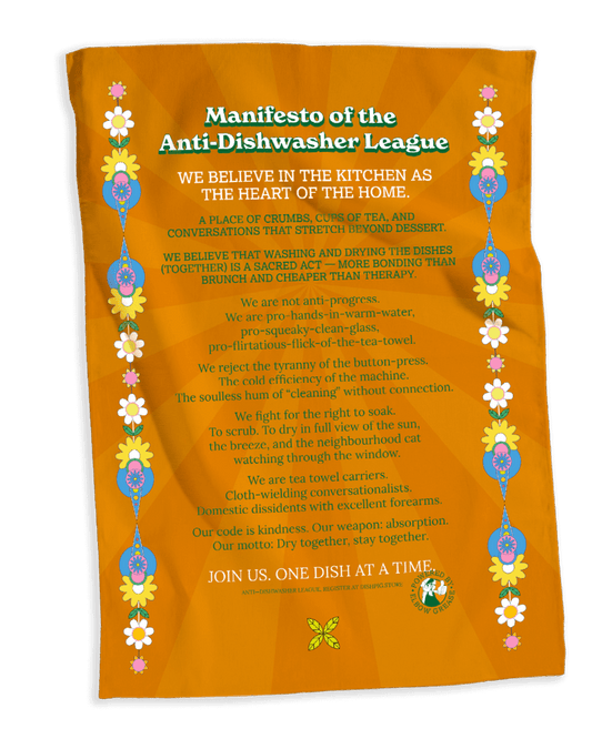 Anti-Dishwasher League (Orange) - Dish Pig