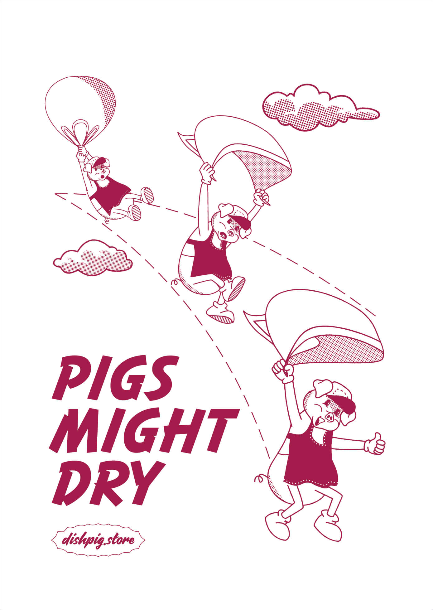 Pigs Might Dry - Dish Pig