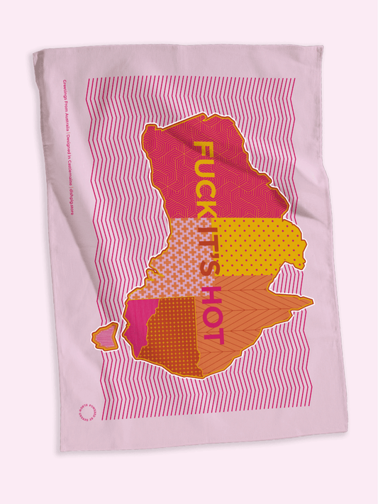 'Greetings From Australia' Pink - Dish Pig