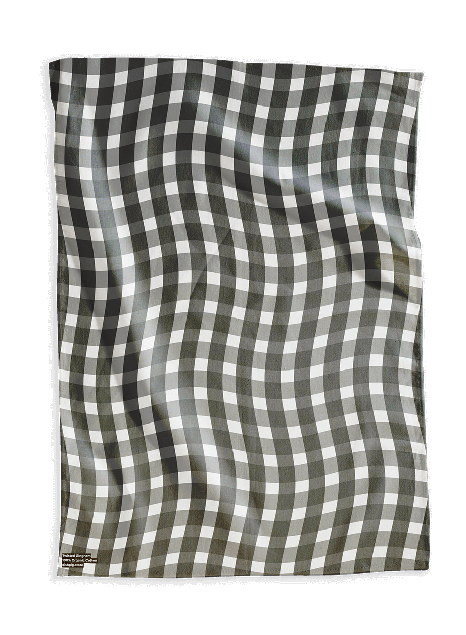 Twisted Gingham — Black