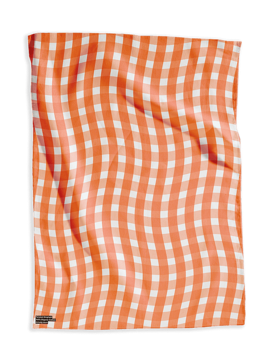 Twisted Gingham — Orange